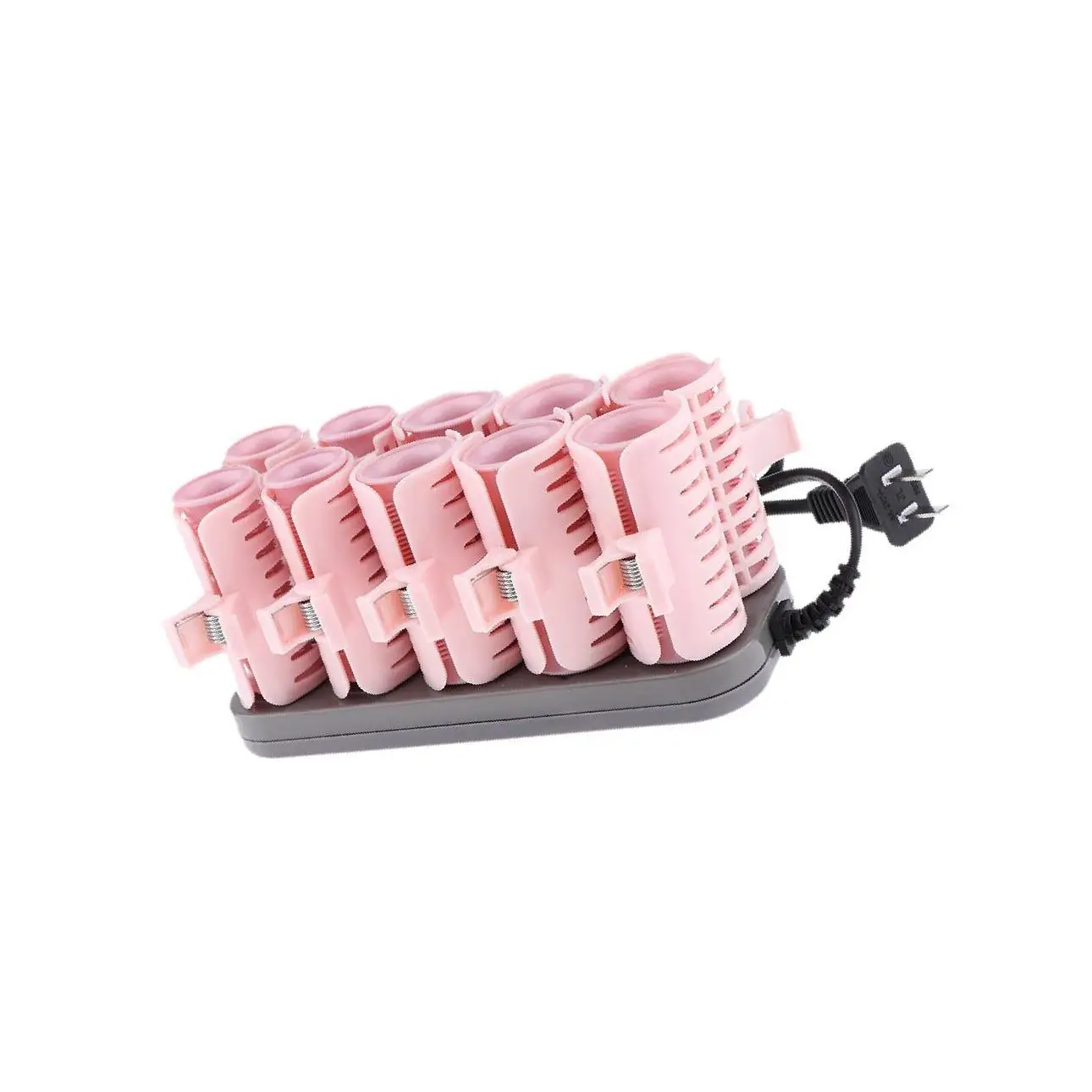 10pcs/set Electric Hair Rolling Roller Hair Curling Curler Clip US Plug Premium Style