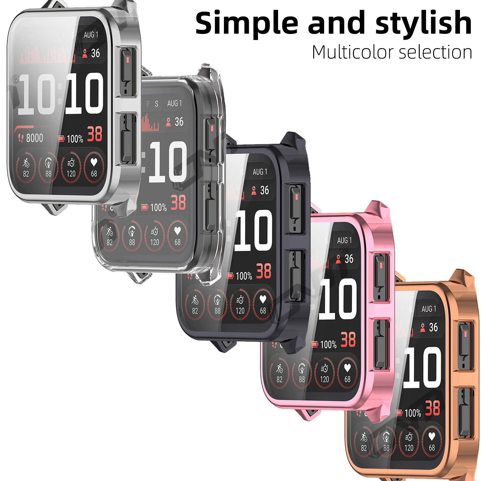 Garmin Venu X1 화면 보호기 케이스용 케이스 Venu X1 액세서리용 소프트 TPU 전방위 보호 범퍼 커버