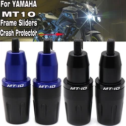 MT-10 Frame Sliders Crash Protector For YAMAHA MT10 2016-2025 FZ10 Motorcycle Accessories Falling Protection Logo