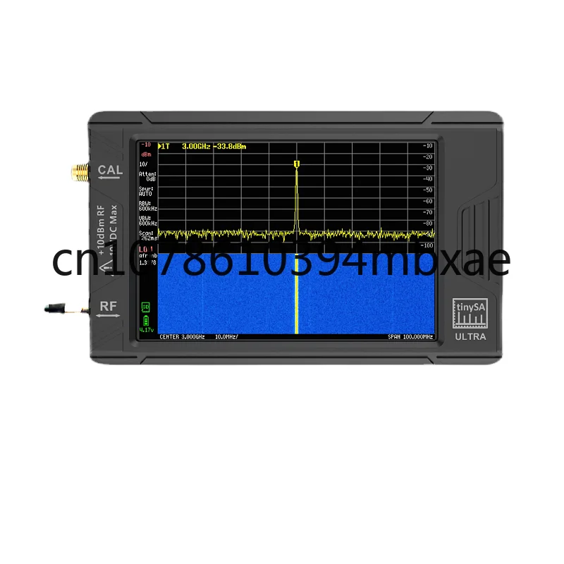 

Original 100khz-5.3ghz 4 polegada display a mao pequeno analisador de espectro rf gerador