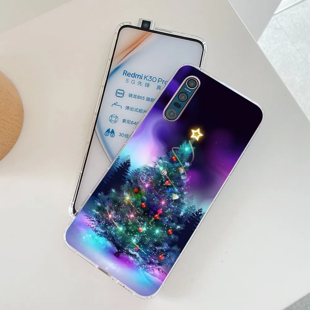 Merry Christmas Tree Phone Case For Samsung S21 A10 For Redmi Note 7 9 For Huawei P30Pro Honor 8X 10i Cover