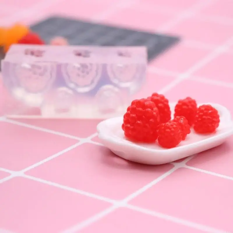  Nonstick Silicone Mold with Easy Releasing for Raspberry Wild Berries