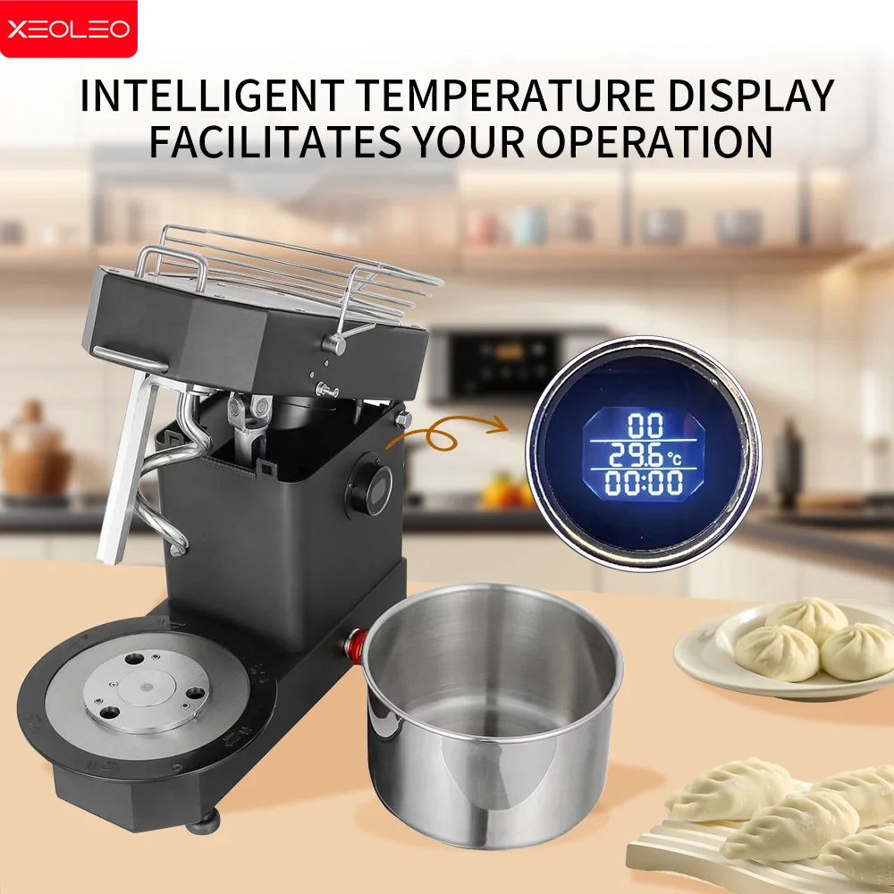 Xeoleo hm10td misturador de alimentos elétrico comercial 10l fácil tigela removível misturador espiral com cabeça inclinada misturador massa profissional