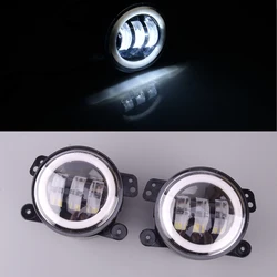 1 Pair Car Front Left Right Fog Light Lamp Black Fit For Land Rover Range Rover Sport L322 Discovery 4