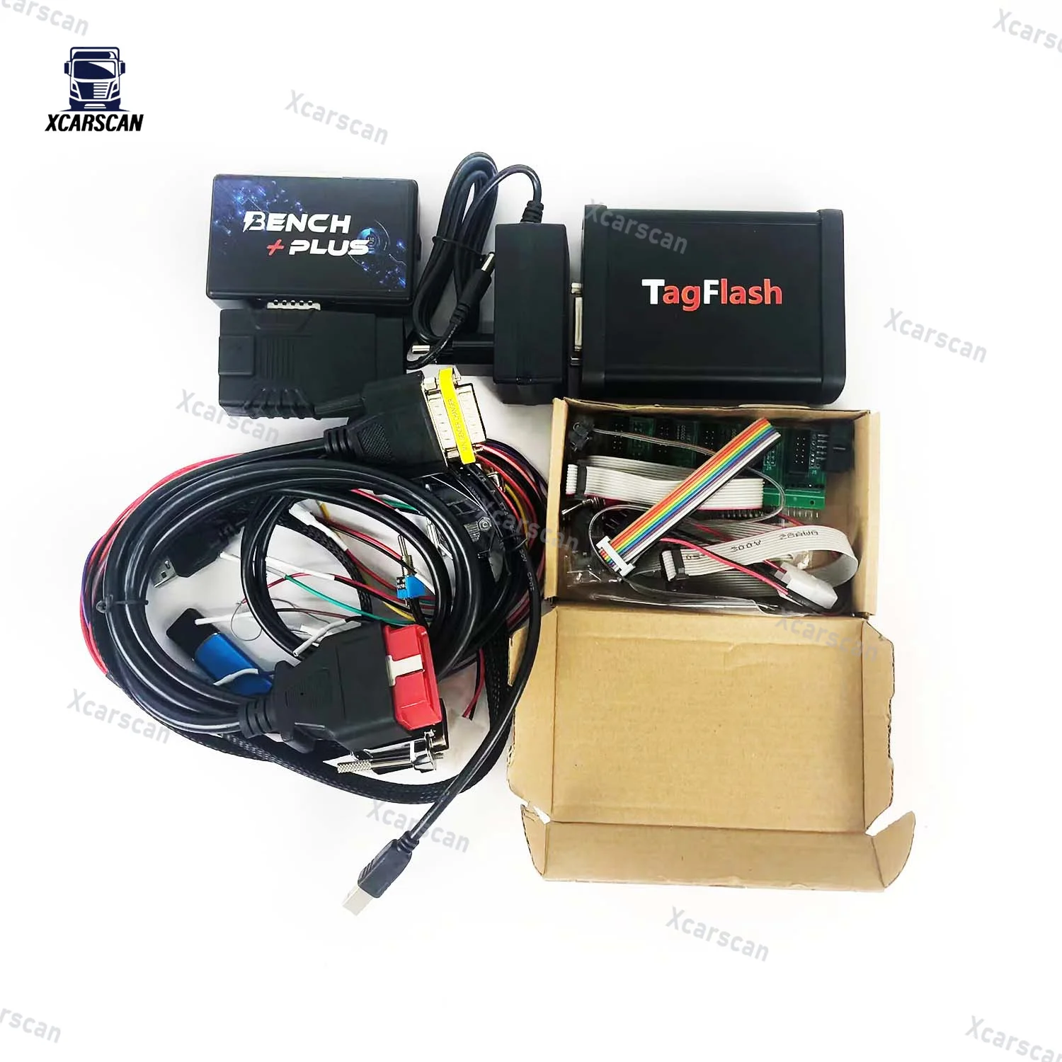 New TagFlash ECU Programmer Support OBD/BENCH/BOOT/BDM/ JTAG Mode Full Read TCU For Car Truck Diagnostic Tool