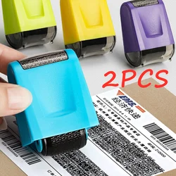 2Pcs Stamp Roller protezione antifurto ID Seal striscio Privacy Privacy Privacy Data Guard informazioni Data Identity Address Blocker