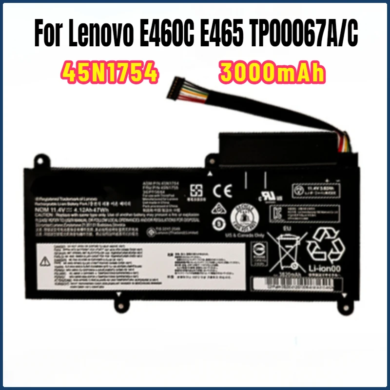 Lenovo ThinkPad E450 E450C E460 E460C E455 E465 E465C 45N1753 45N1756 45N1757 45N1754 45N1755 Laptop Battery