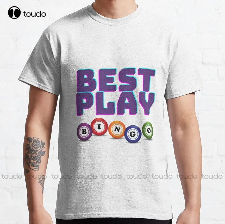 Best Play Bingo Classic T-Shirt School Shirts Custom Aldult Teen Unisex Digital Printing Tee Shirt Fashion Funny New Xxs-5Xl