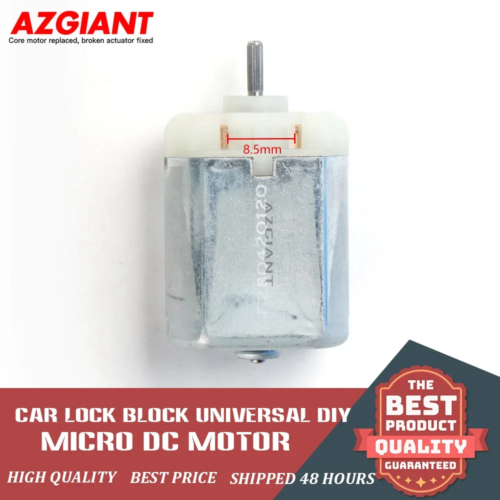 

AZGIANT Lock Block Motor for Automotive Dotting Machine FC280 DC DIY Direct Current Small Motors 12V shaft 7mm 20000rpm DIY