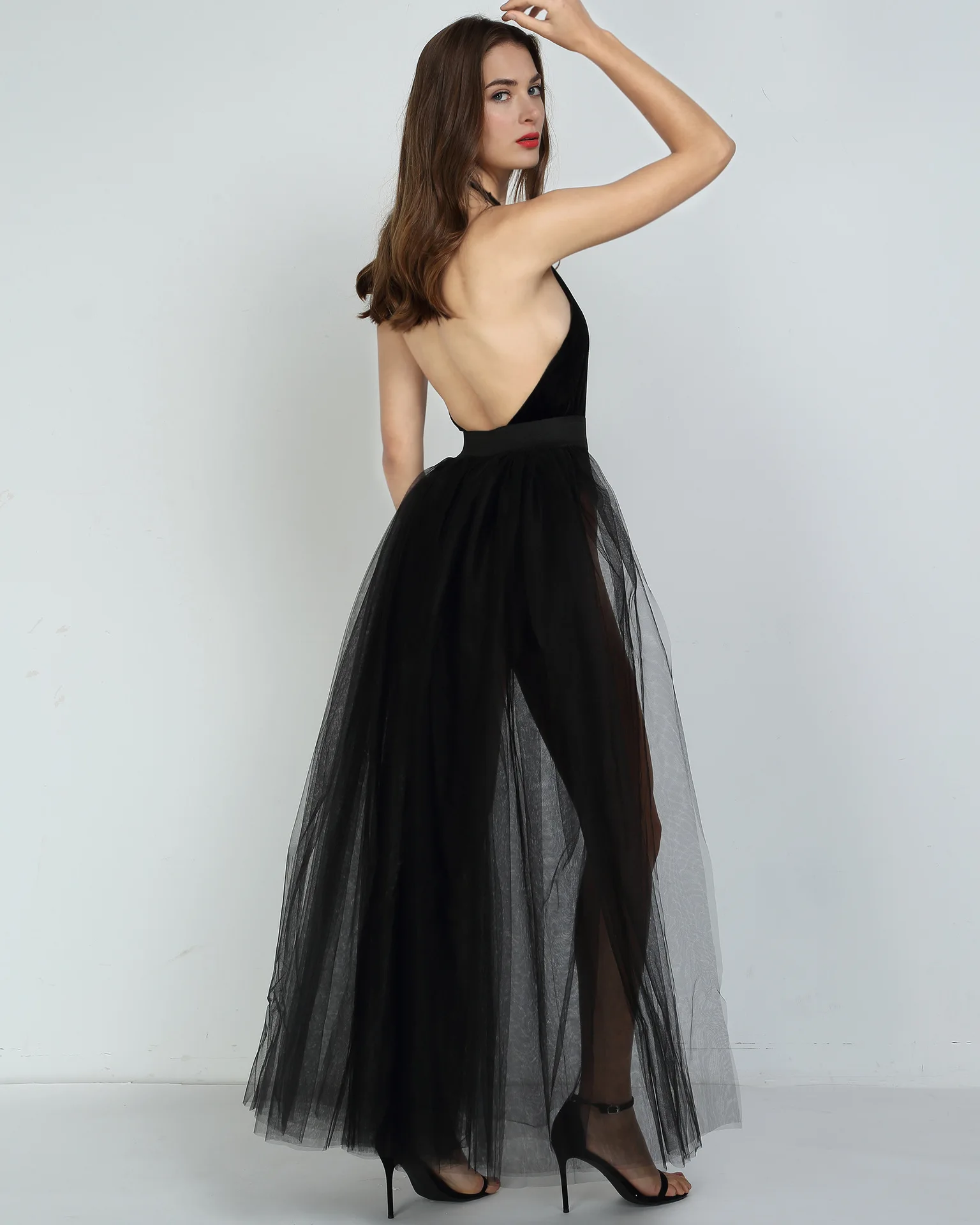Women Maxi Long Tulle Overskirt Detachable Skirts for Party Gowns wedding  dress Floor Length Wedding Bridesmaid Mesh Petticoat - AliExpress 320