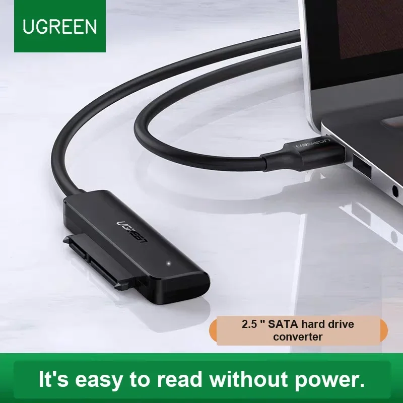 UGREEN 70610 USB C to SATA Adapter Cable for 2.5 Inch SATA HDD SSD 5Gbps