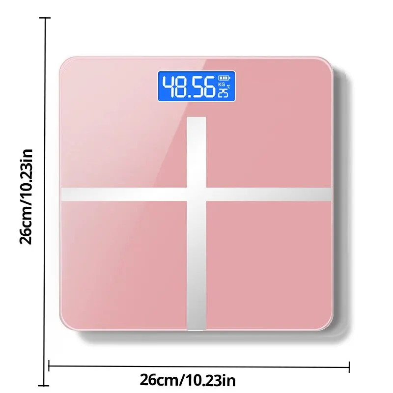 USB Smart Electronic Weight Scale Smart Health Scale Solid Color Household Precision Weight Measurement Figures