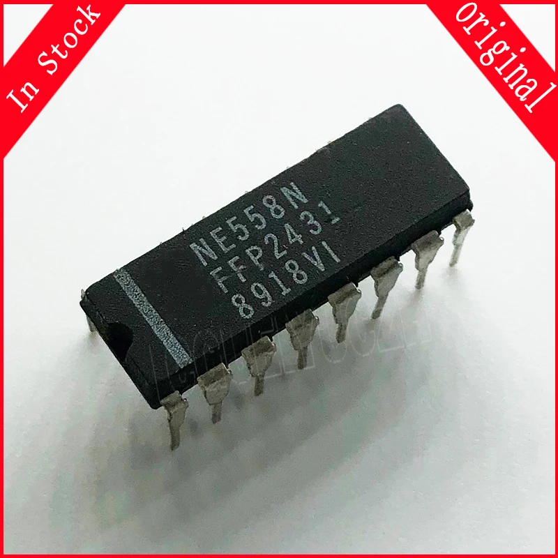 5PCS/lot NE558N DIP16 NE558 558N DIP-16 In Stock