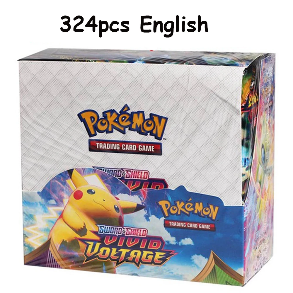 Nieuwste 324 Stuks Pokemon Kaarten Zon & Maan XY Evolutions Pokemon Booster Box Collectible Tradiner Card Game speelgoed voor kinderen
