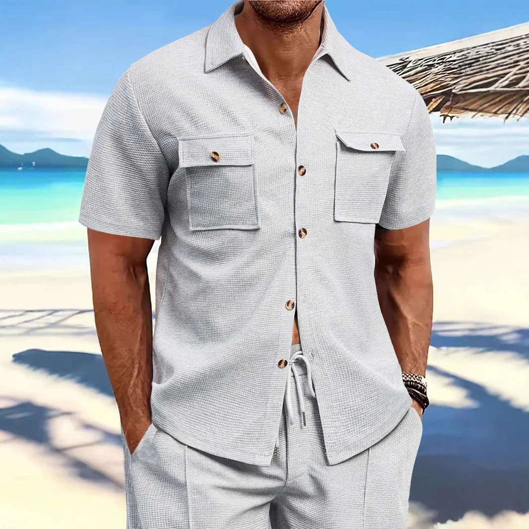 جديد 2025 سترة ort Sve للرجال irt كاجوال لون نقي ربيعي من جلد البولي يوريثان تصميم سهل الارتداء قابل للتشوه #1