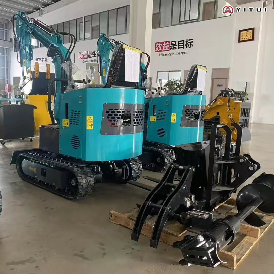 Microescavatore cingolato per piccola escavatore caldo 1 tonnellata Piccolo escavatore agricolo Motore diesel 2 tonnellate Prezzo basso personalizzato