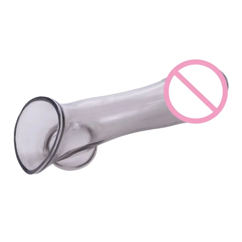 Penis Enlargement Dildo Sleeve Realistic Cock Extender Sex Toys For Men Sexual Tools Reusable Condom Pene Sleeve Pleasure