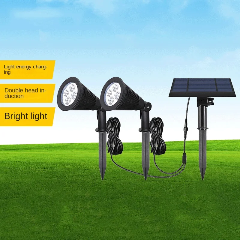 

Solar Split Test Lamp LED Outdoor Landscape Floor Outlet Garden Spotlight Courtyard Lawn Lamp Street Lamp