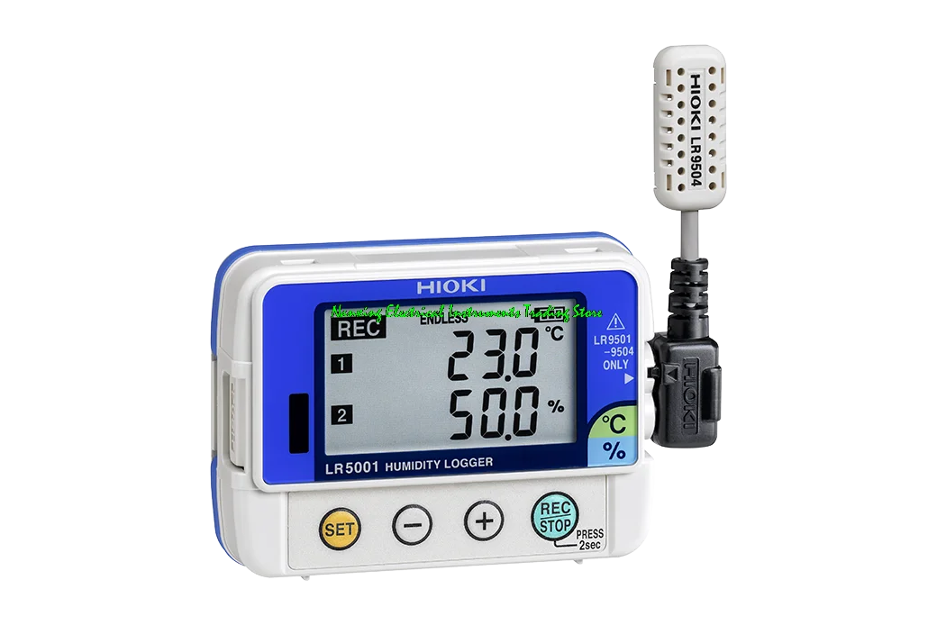 HIOKI LR5001 digital temperature humidity recorder can Optional LR5091/LR5092 converter collector LR9501 sensor cable