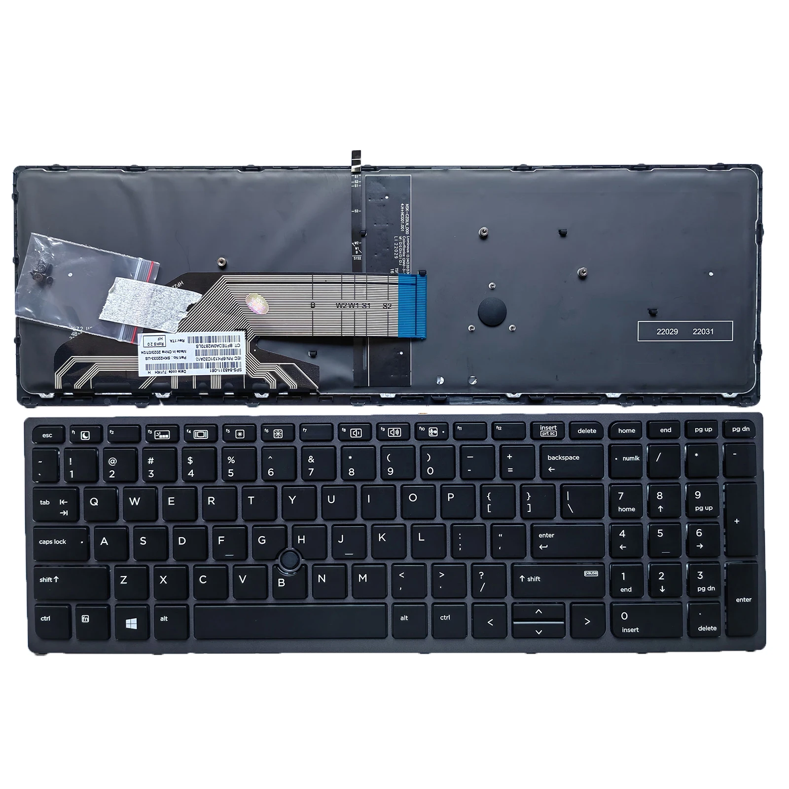 

US Keyboard For HP ZBOOK 15 G3 G4 ZBOOK 17 G3 G4 Series 848311-001