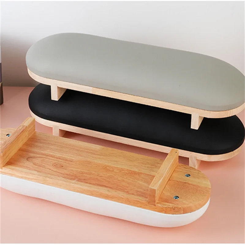 1 قطعة حامل فني للأظافر من جلد البولي يوريثان الأبيض، وسادة مسند اليد، حامل وسادة للتقليم، جودة الطاولة، ملحقات صالون الأظافر