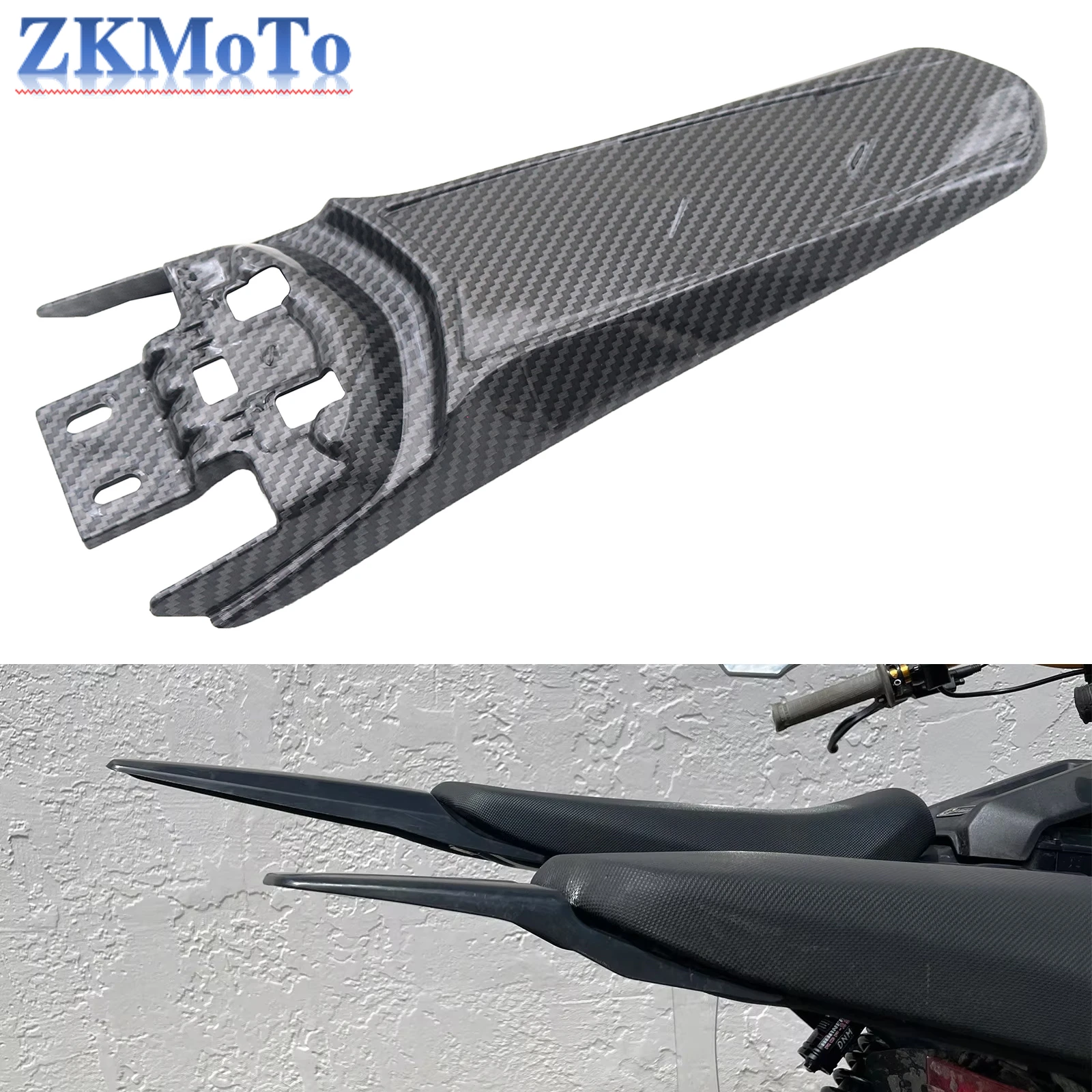 Zmodyfikowany, wydłużony, wydłużony tylny błotnik Extra Long Dirt Pit Mudguard Tail Fender dla Sur Ron Light Bee X i Light Bee S Universal