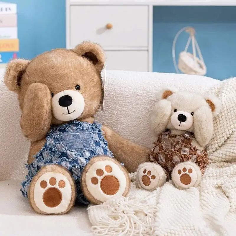 30/40/50cm Very Precious Series Bear Plush Toy Bear Wearing A Scarf Or Cowboy Style Doll Kid Classic Birthday Gift