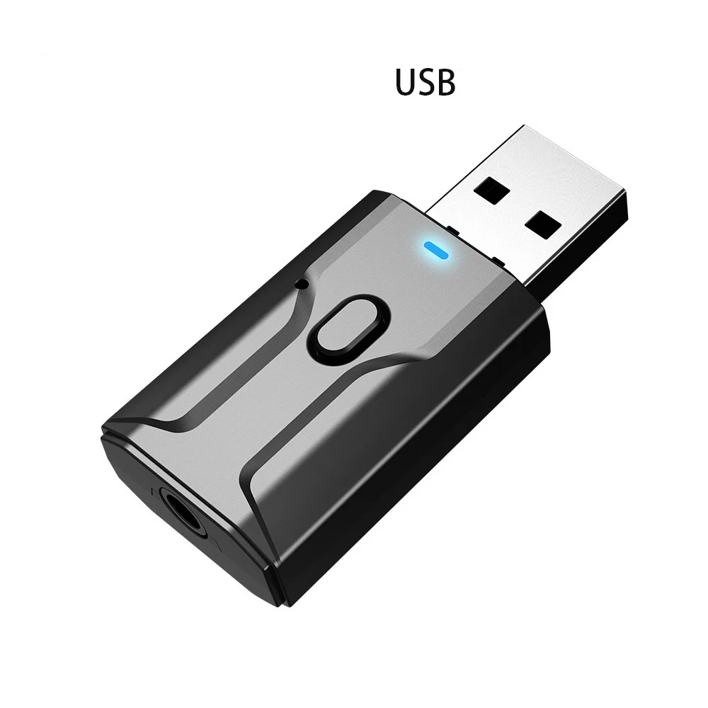 

2 In1 USB Wireless Bluetooth Adapter 5.0 Transmiter Bluetooth for Computer TV Laptop Speaker Headset Adapter Bluetooth Receiver