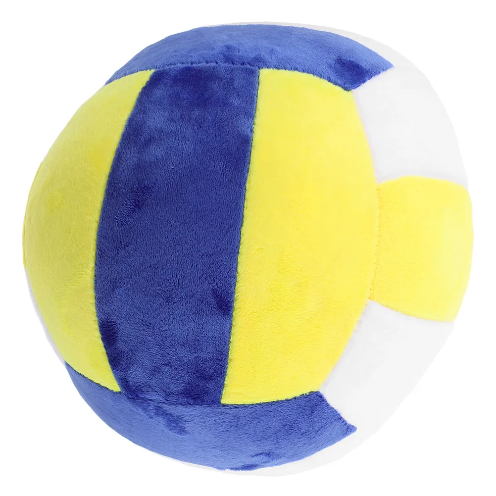 

Soft Volleyball Pillow Realistic Stuffed Ball Cuddly Decorative Throw Cushion for Sports Fans Room Decor Birthday Present