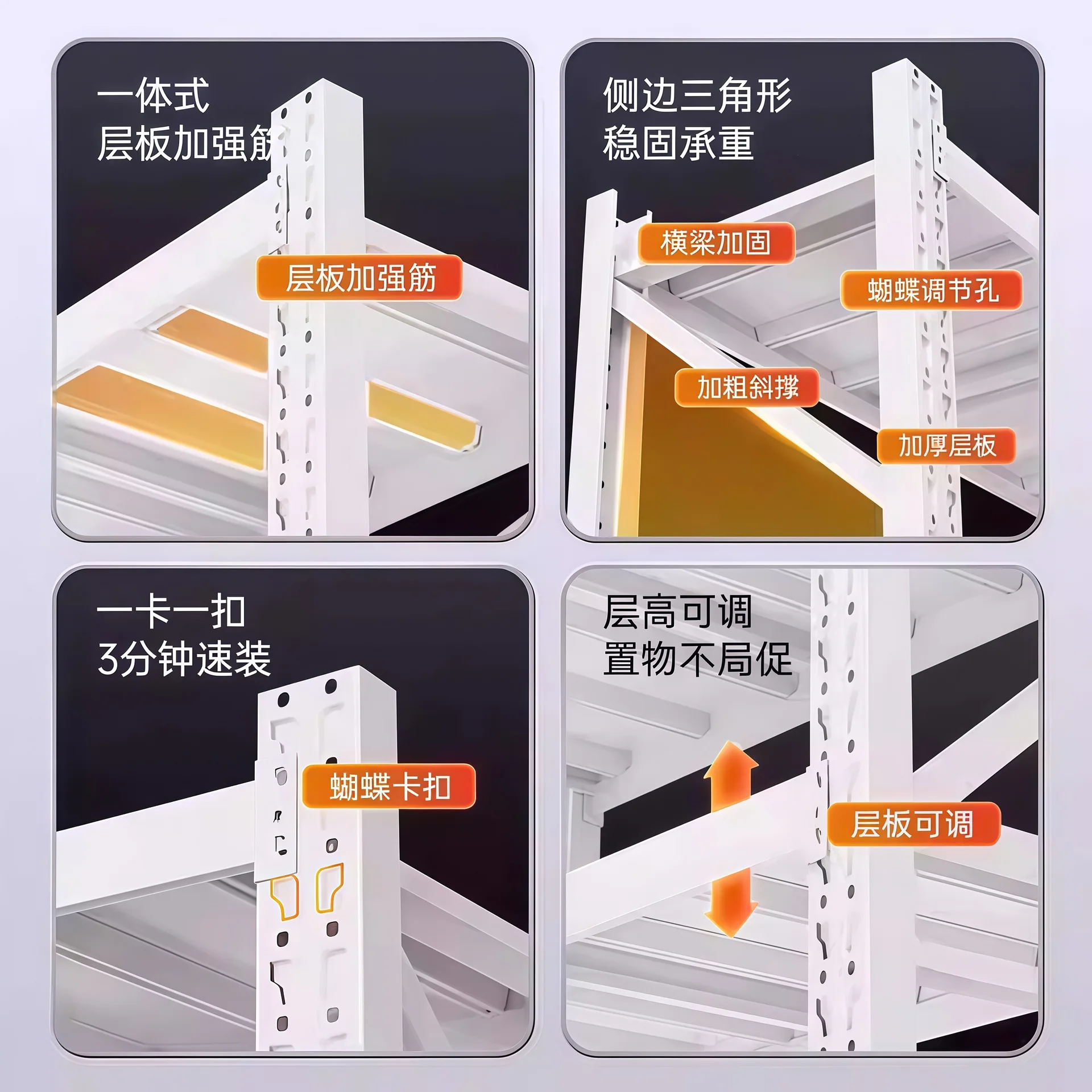 Storage racks, floor shelves, dust curtains, perforated boards, multi-layer balcony bedroom storage racks, super load-bearing