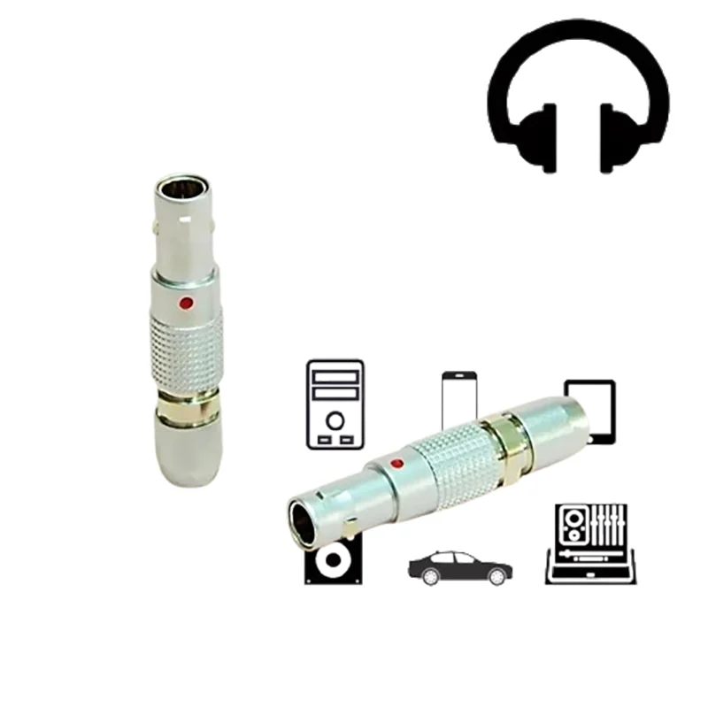 

Dual Hi-Fi Silver-Black Zinc Alloy Gold-Plated Pin Adapter Cord for Ultrasone JD25 Jubilee25 ED15 ED8EX Precision Connector​