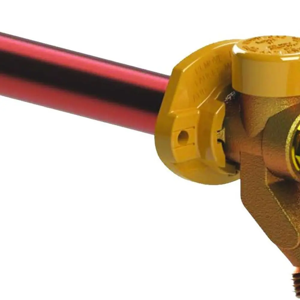 

Bronze 4 Wall Mount Faucet with Metal Lever Handle, P-Inlet, Model 17P-4-MH