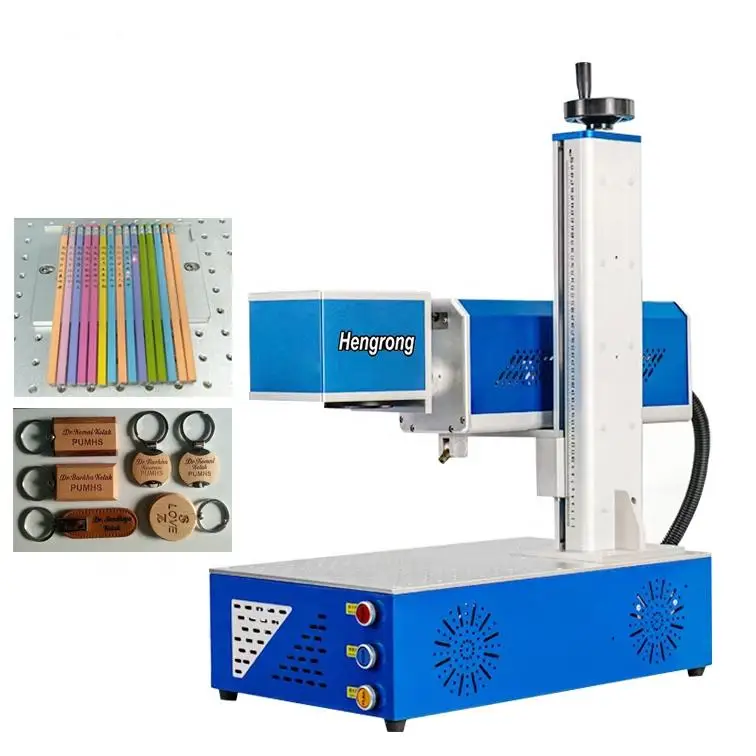 Draagbare 20 w 30 w 50 w 100 w Jpt Raycus Mopa M7 Graveur Roterende Fiber Laser Graveren Markering Machine