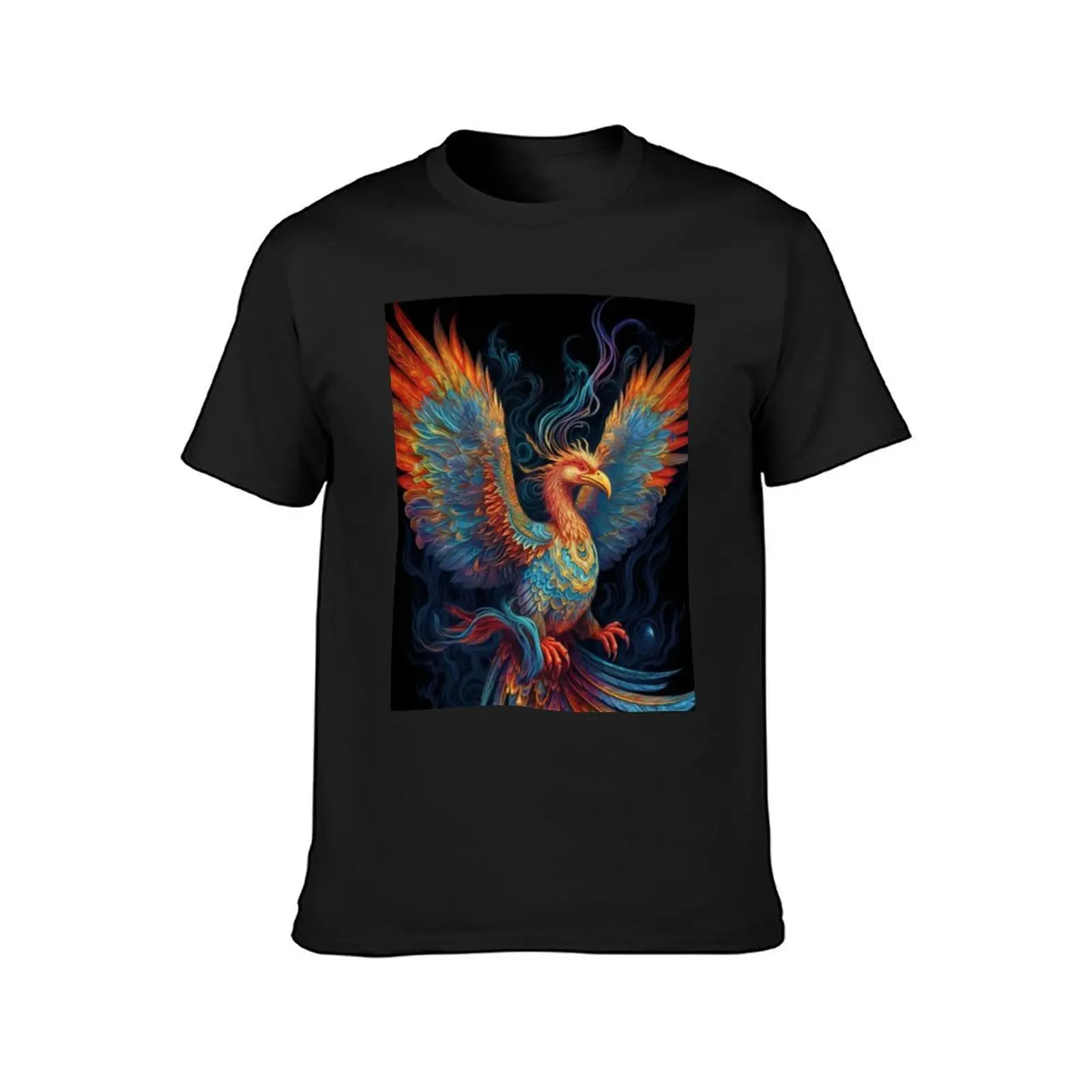 Simurgh - Benevolent Giant of Persian Skies T-Shirt vintage clothes oversized t shirts for men graphic