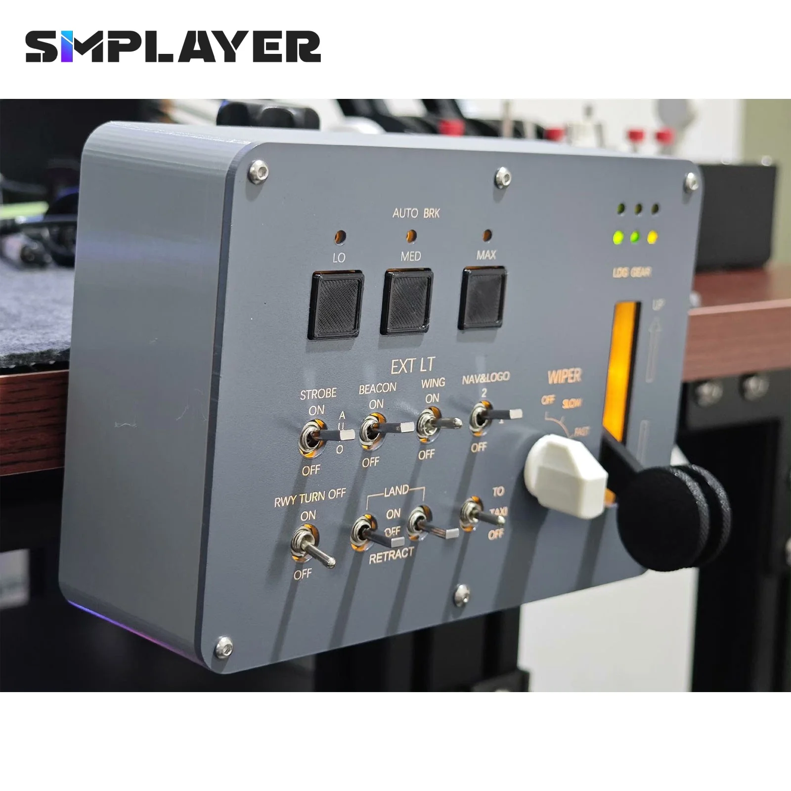 

Simplayer PETG Световой блок управления шасси с 3D-печатью для симулятора гоночных игр FENIX320 2020