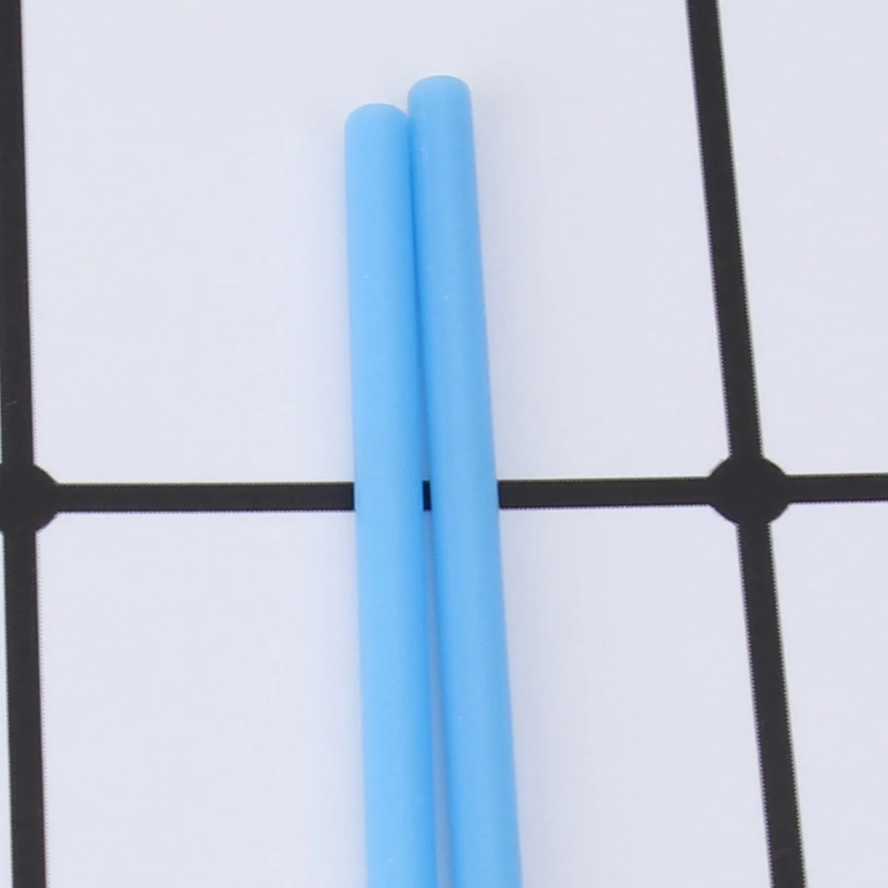 

200 Pcs Eyelash Brush Swab Extension Cotton Swabs Small Head Micro Applicator Blue