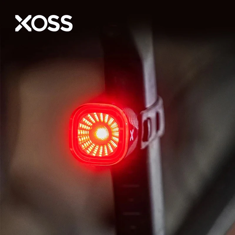 XOSS XR01 Bicycle Rear Light Smart Auto Brake Sensing Tail Light LED Charging Waterproof Cycling Taillight Bike Accessories XR 1