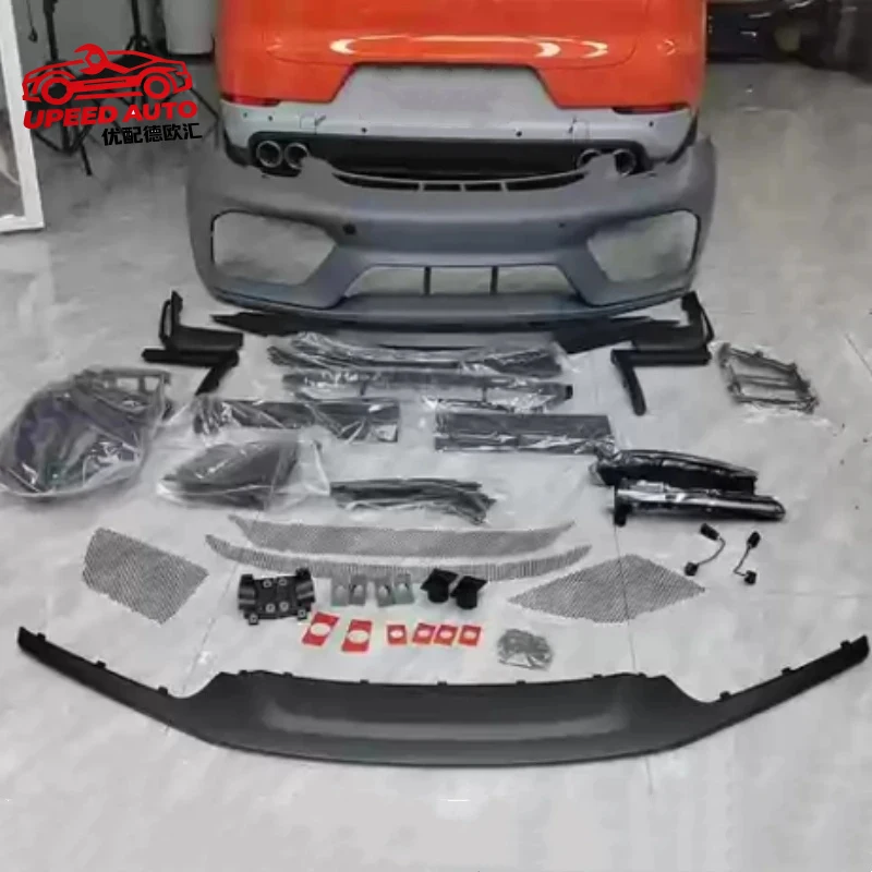 Suitable for Car Front Assembly Porsche 981 Modified to GT4 New Style Unpainted Bumper Body Kit Auto Part