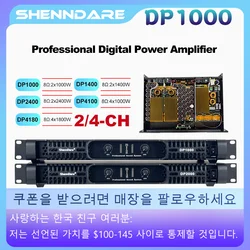 Shenzdera DP1000 amplificatore di potenza digitale professionale da 1000W amplificatore per altoparlanti Audio da palco a 2 canali per Subwoofer Karaoke domestico DJ