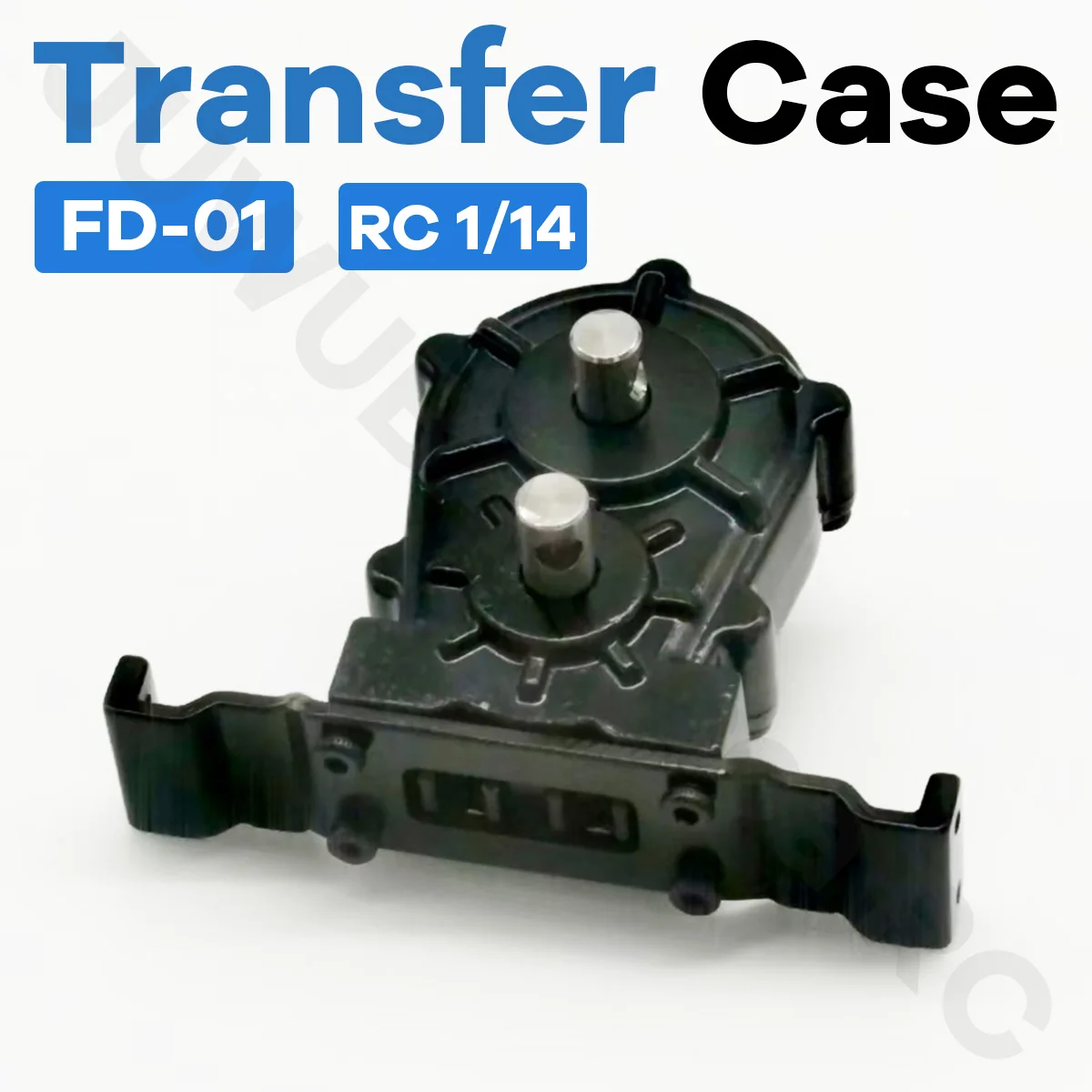 Transfer Case/gearbox FD-01 Aluminum Alloy For 1/14 Tamiyaa RC Dump Truck Tipper Tractor Remote Control Car MODO Toy Model Parts