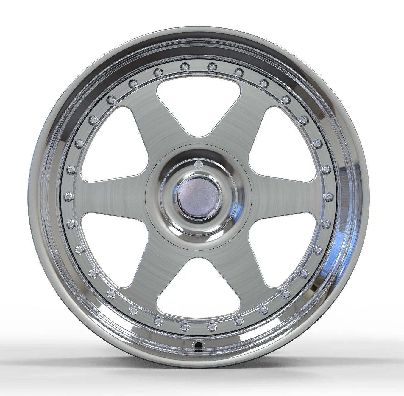 BKU 2-piece Forged Step Lip for Mercedes W116 W124 W160 W126 W114 C126 Sl Class 5x112 Wheels 18 17 Inch Rim Alloy Wheels Jante