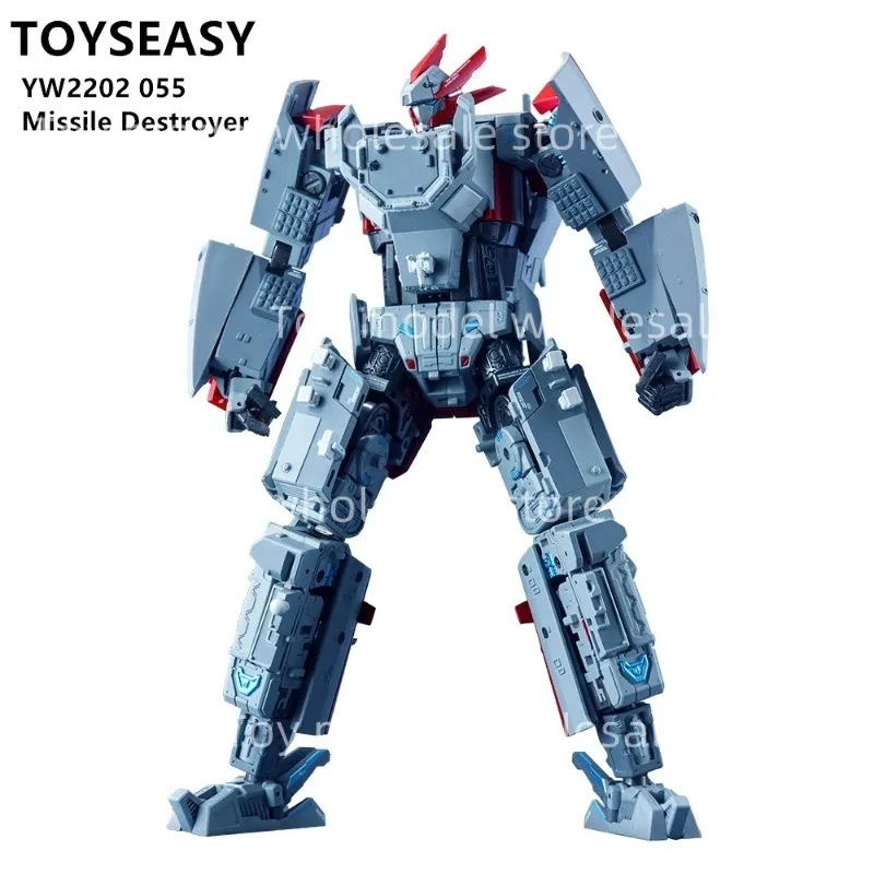 【在庫あり】TOYSEASY 変換 YW2202 055 ミサイル JS-02 YW2203 駆逐艦 Xing Tian CSCMI 中国軍艦アクションフィギュア ボックス付き