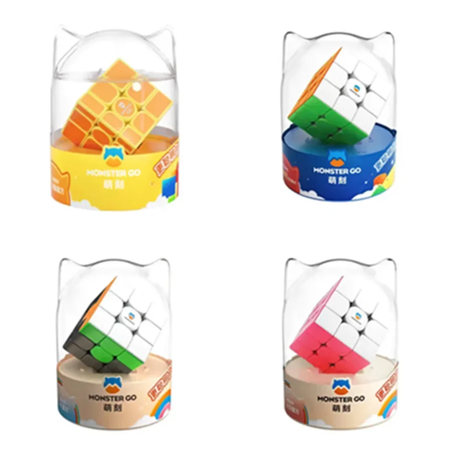 GAN Cube Monster Go Series MG 3x3 2x2 Pyramid Skew UT Professional Puzzle Toys for Children Kids Gift Toy Ai Magic Cube