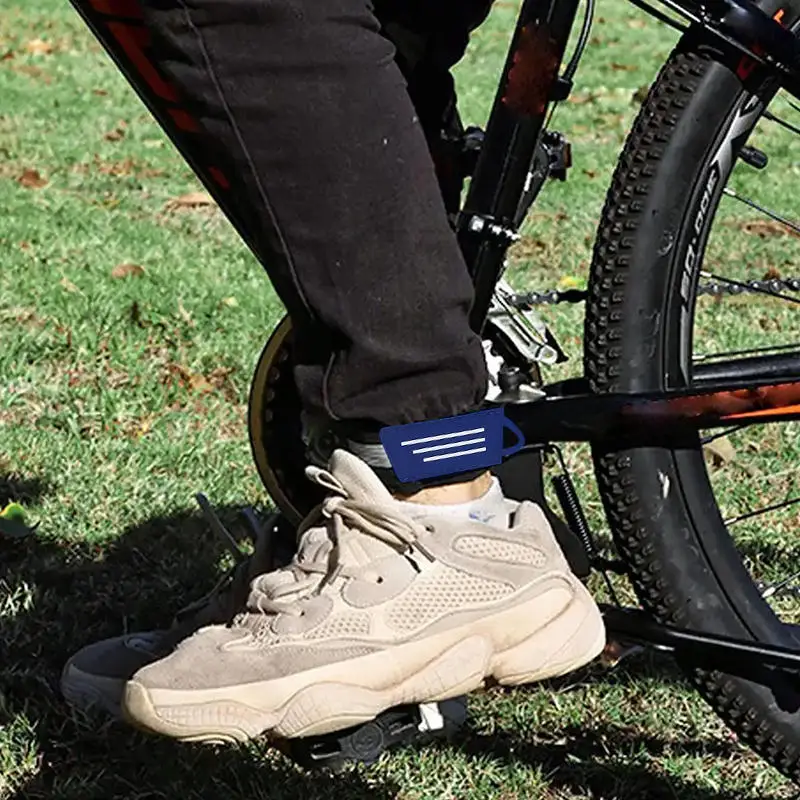 Bicicleta bicicleta al aire libre tobillo pierna vinculante vendaje pantalones bandas Clips Correa bicicleta pantalón Clip espinillera ciclismo pantalones cinturón