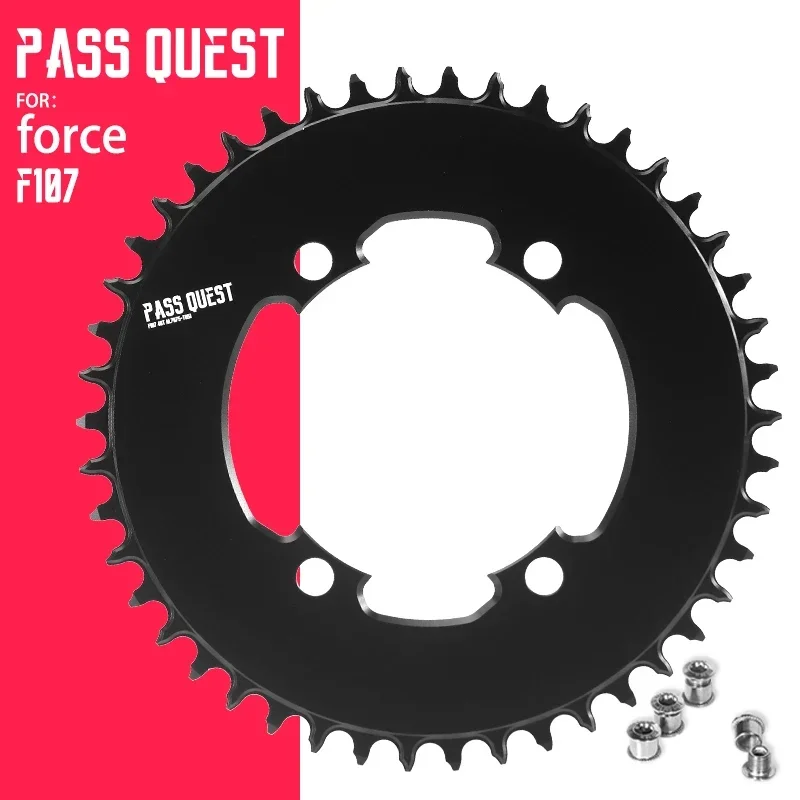 

PASS QUEST F107mm BCD road bike Chainring for Sram Forcel CRANK 42T 44T 46T 48T 50T 52T 54T 56T 58T Bike support AXS chainring