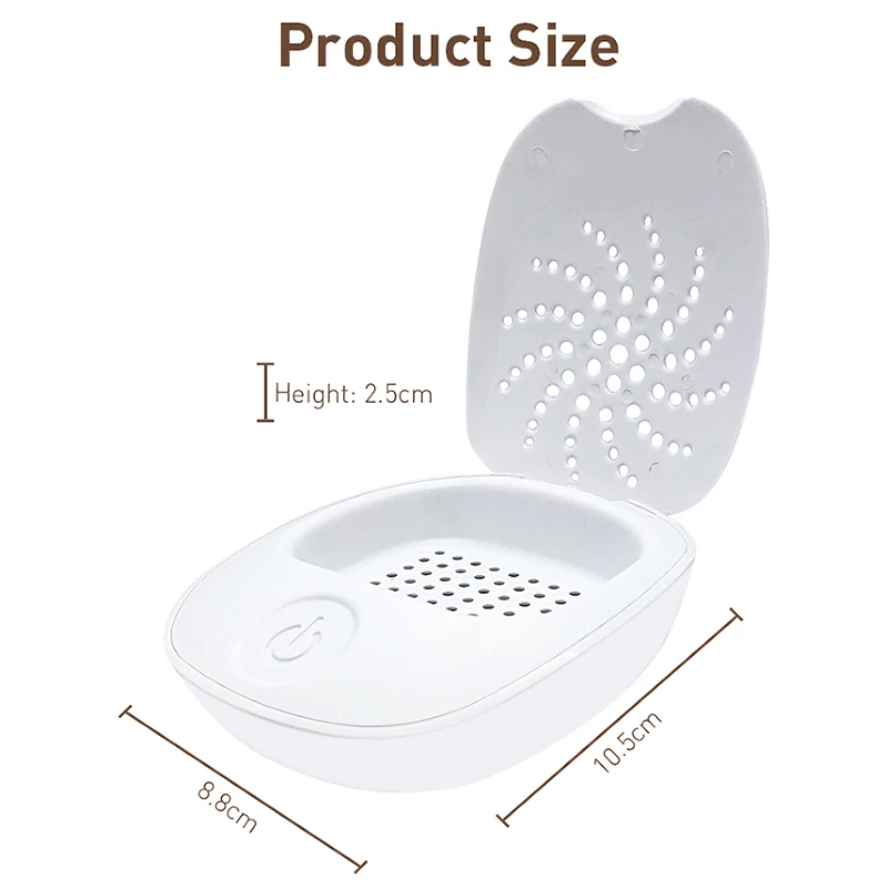 1PC New Electric USB UV Drying Box Headphone Dehumidifier Moisture Proof Hearing Aid UV Dryer CaseDrying Box Hot sale