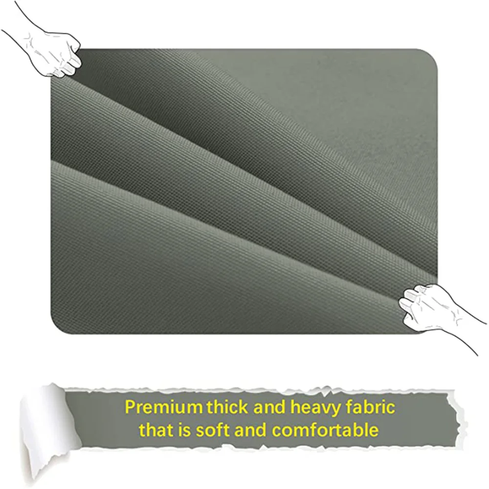 10-Size Patio Chair Cushion Covers - Windproof Water-Resistant, Replacement Slipcovers