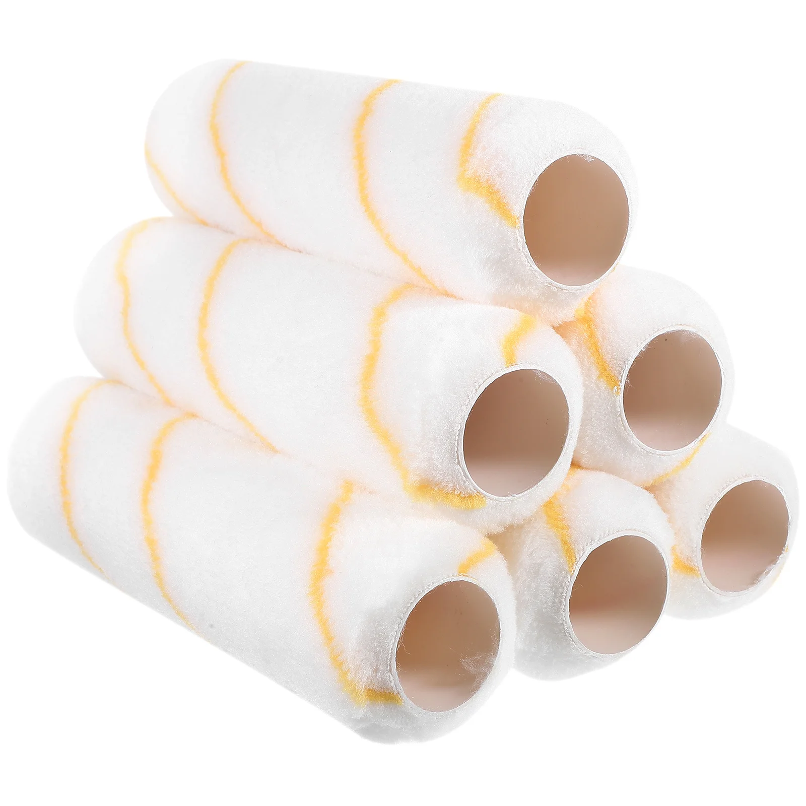 

6pcs Paint Covers 9 Inch Paint Roller Covers Fiber for Walls Home Repair Tools Lightweight Portable