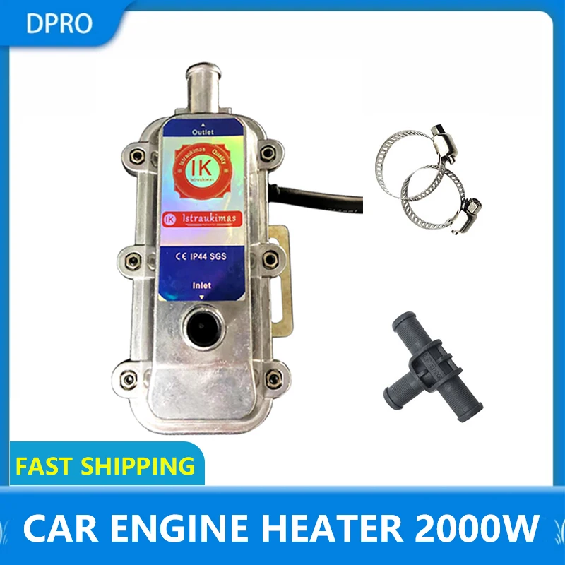 Car Engine Preheater Engine Heater 220V 2000W Car Preheater Coolant Motor Heating Automobile Heater Part