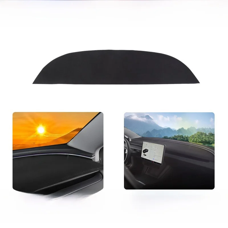 

Cross-Border Tesla Model 3Y Sunshade Mat Dashboard Rear Window Sunshade Pad Universal Four Seasons Car Interior Decoration